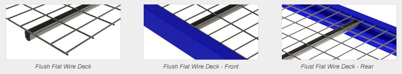 Wire deck flush flat comparison